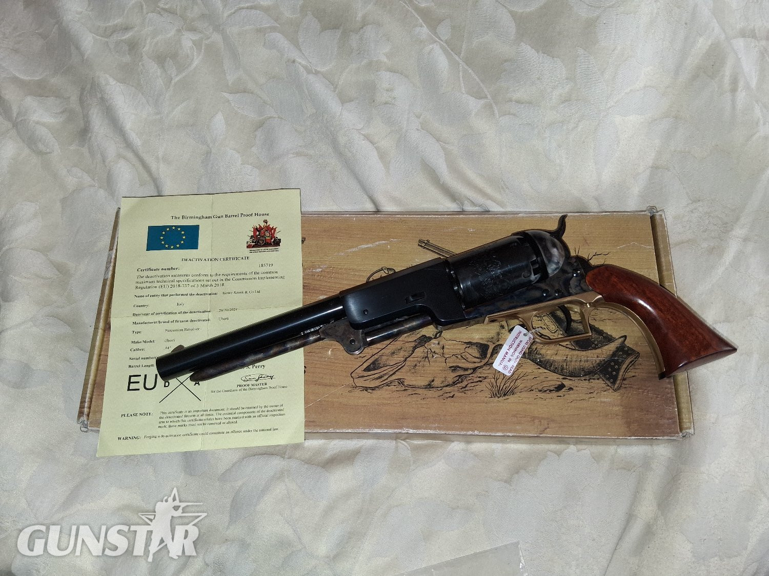 A.Uberti Walker 1847 .44 Muzzleloader in 