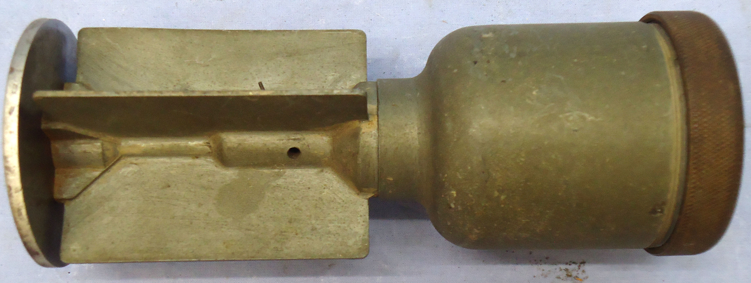 INERT DEACTIVATED. Rare WW2, Home Guard, Quarter Sectioned Instructional, 1941 Dated, British No.68 AT (Anti Tank) HEAT (High Explosive Anti-Tank) Fin Stabilised Hollow Charged Rifle Grenade. Sn - 21304 INERT DEACTIVATED. Rare WW2, Home Guard, Quarter Sectioned Instructional, 1941 Dated, British No.68 AT (Anti Tank) HEAT (High Explosive Anti-Tank) Fin Stabilised Hollow Charged Rifle Grenade. Sn - 21304  Other Ammunition - {CATEGORY}