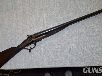 J. & W. Tolley Hammer gun Side By Side 8 Bore/gauge