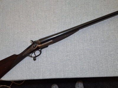J. & W. Tolley Hammer gun Side By Side 8 Bore/gauge