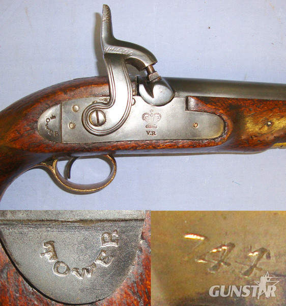 Enfield With Brass Fittings, Captive Steel Ram Rod & Belt Bar .65 Cal Muzzleloader Muzzleloader