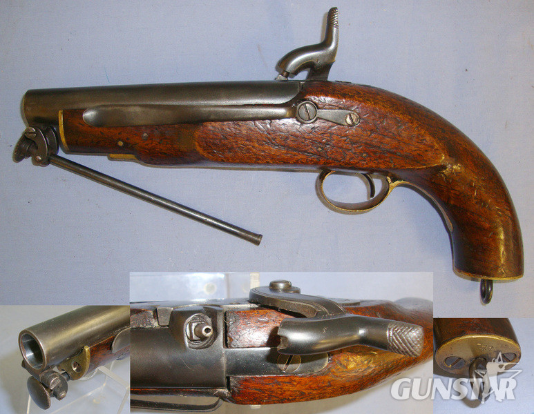  Enfield With Brass Fittings, Captive Steel Ram Rod & Belt Bar .65 Cal Muzzleloader Muzzleloader