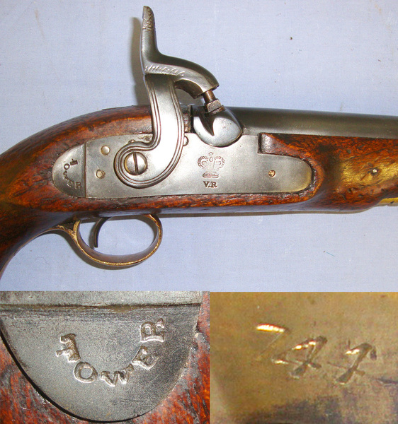 Enfield With Brass Fittings, Captive Steel Ram Rod & Belt Bar .65 Cal Muzzleloader Muzzleloader