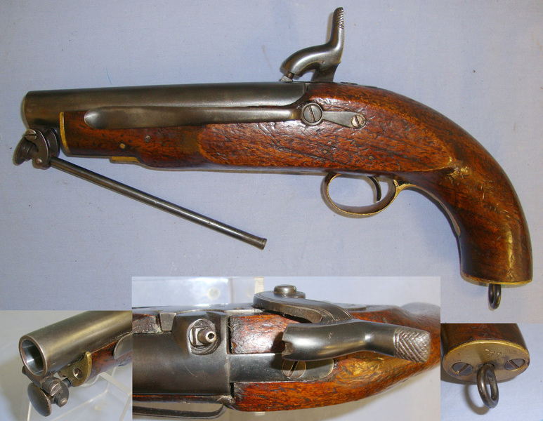  Enfield With Brass Fittings, Captive Steel Ram Rod & Belt Bar .65 Cal Muzzleloader Muzzleloader