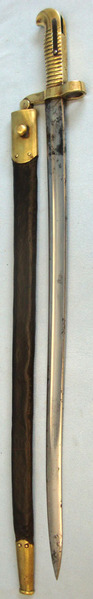 American Merrill Navy Rifle Model 1862 Bayonet and Scabbard Bayonet