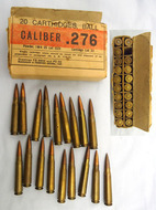 INERT DEACTIVATED. Rare 20 Round Packet (Containing 19 Rounds), British & Americ INERT DEACTIVATED. Rare 20 Round Packet (Containing 19 Rounds), British & Americ Antique & Militaria