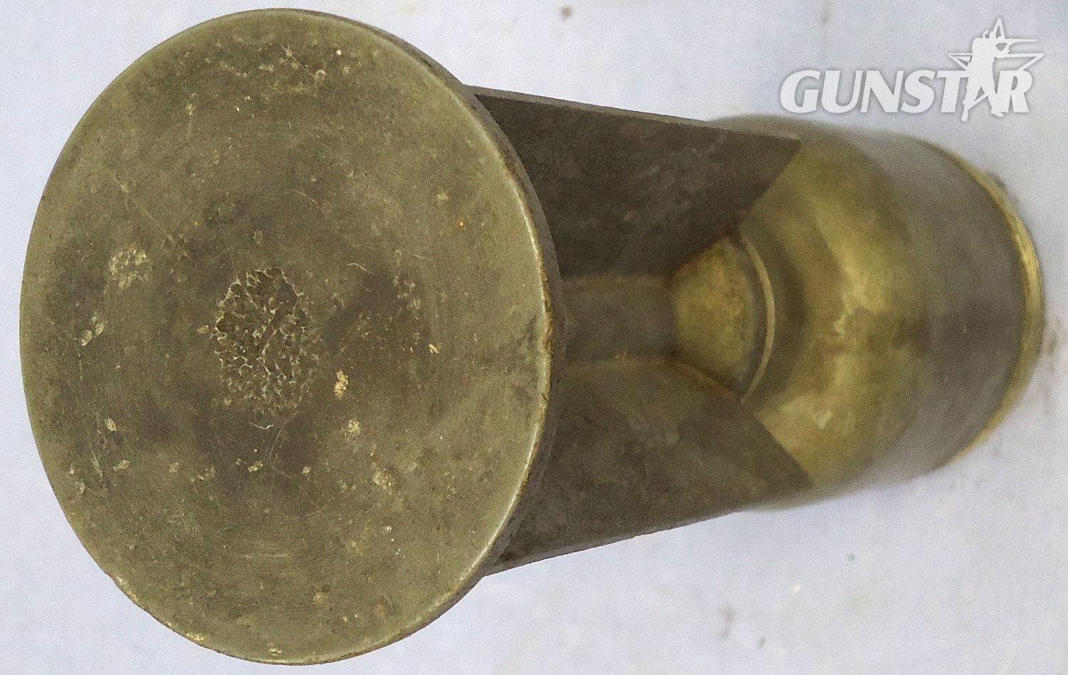{CATEGORY} - INERT DEACTIVATED. WW2, 1941 Dated, British No 68 AT Mk III (Anti Tank) HEAT (High Explosive Anti-Tank) Fin Stabilised Hollow Charged Rifle Grenade. Sn - 21303 INERT DEACTIVATED. WW2, 1941 Dated, British No 68 AT Mk III (Anti Tank) HEAT (High Explosive Anti-Tank) Fin Stabilised Hollow Charged Rifle Grenade. Sn - 21303  Other Ammunition in 