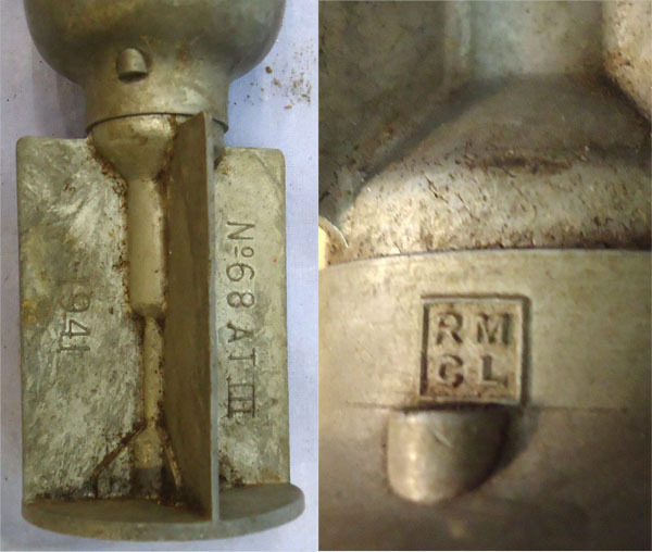  INERT DEACTIVATED. WW2, 1941 Dated, British No 68 AT Mk III (Anti Tank) HEAT (High Explosive Anti-Tank) Fin Stabilised Hollow Charged Rifle Grenade. Sn - 21303 INERT DEACTIVATED. WW2, 1941 Dated, British No 68 AT Mk III (Anti Tank) HEAT (High Explosive Anti-Tank) Fin Stabilised Hollow Charged Rifle Grenade. Sn - 21303  Other Ammunition
