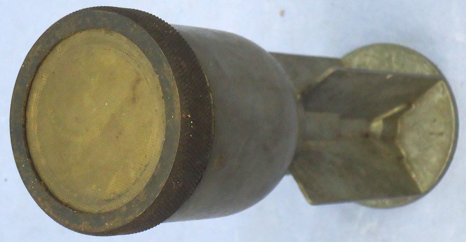 INERT DEACTIVATED. WW2, 1941 Dated, British No 68 AT Mk III (Anti Tank) HEAT (High Explosive Anti-Tank) Fin Stabilised Hollow Charged Rifle Grenade. Sn - 21303 INERT DEACTIVATED. WW2, 1941 Dated, British No 68 AT Mk III (Anti Tank) HEAT (High Explosive Anti-Tank) Fin Stabilised Hollow Charged Rifle Grenade. Sn - 21303  Other Ammunition 