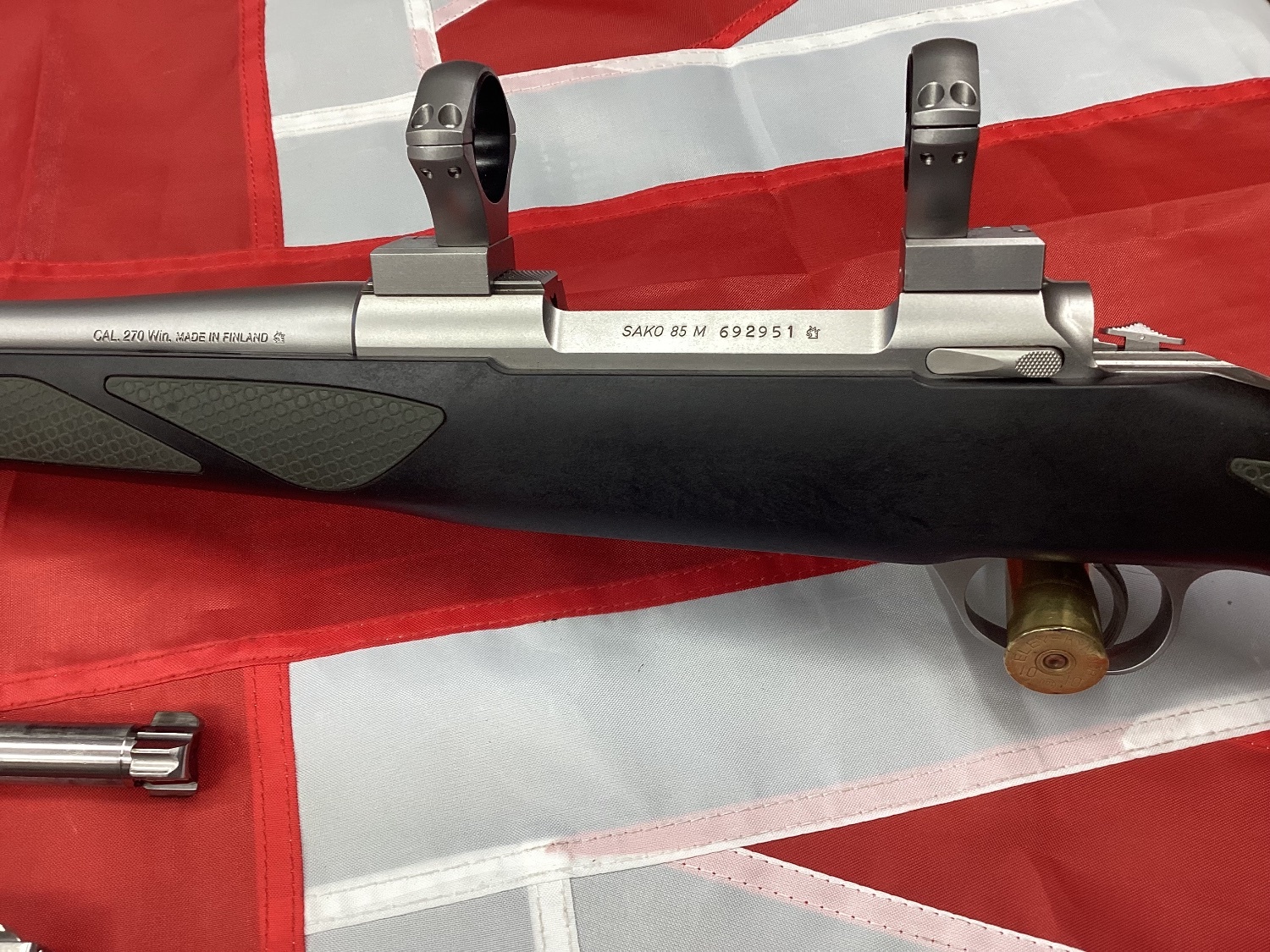 {CATEGORY} - Sako 85 M STAINLESS SYNTHETIC  Bolt Action .270 Winchester Rifle in 