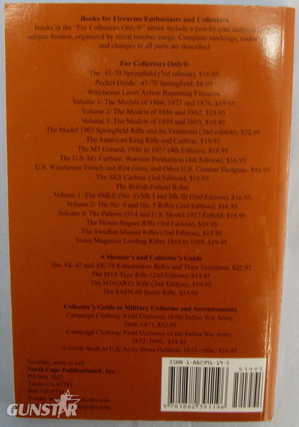  Scarce* The ‘M1 Garand’ 1936-1957-4th Edition of 2005 by Joe Poyer & Craig Riesch. BO 418 Scarce* The ‘M1 Garand’ 1936-1957-4th Edition of 2005 by Joe Poyer & Craig Riesch. BO 418 Other Accessory