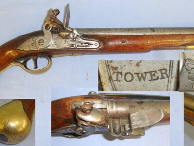 Royal Small Arms Factory (Enfield) With Belt Bar & Regulation Brass Fittings Including Cudgel Butt. Sn 21807 .577 Muzzleloader