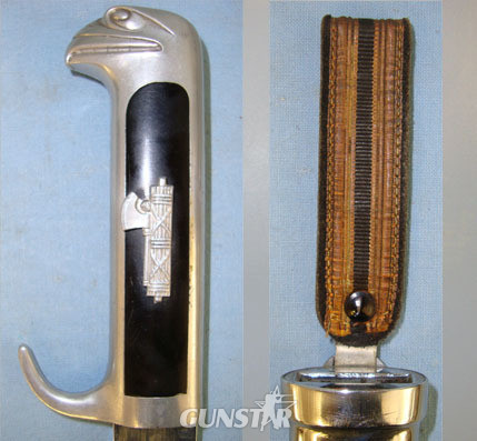  MVSN (Milizia Voluntaria Sicurezza Nationale) Leaders Alloy Eagle’s Head Hilt Da Other Blade