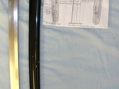 Pre WW2 December 1938 Dated Japanese Civilian Sword With Possible Gendaito Artisan Smith Signed Regulation Military Length Blade Possibly ‘TOMO KAZU SUKE’ / ‘SUKE MITSU’ With Scabbard & Expert Assessment Sword