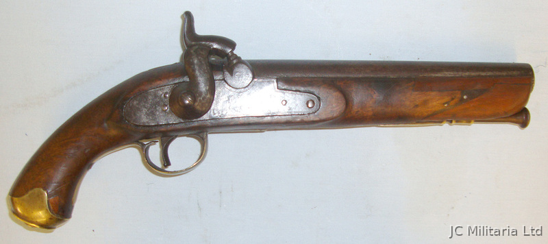 C1840 British .750 Musket Calibre Officer’s Private Purchase Percussion Holster Pistol. .75 Cal Muzzleloader Muzzleloader in 