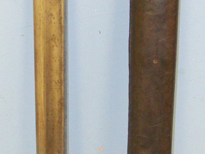 EXTREMELY RARE**Austrian Socket Sword Bayonet For The Rare Lorenz Jagerstutzen Model 1854/56 Sharpshooter’s Carbine With Scabbard. Sn 20733 Bayonet
