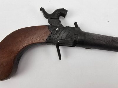 British Circa 1830 Boxlock Percussion Pistol By Moore Of London Pistol None Muzzleloader