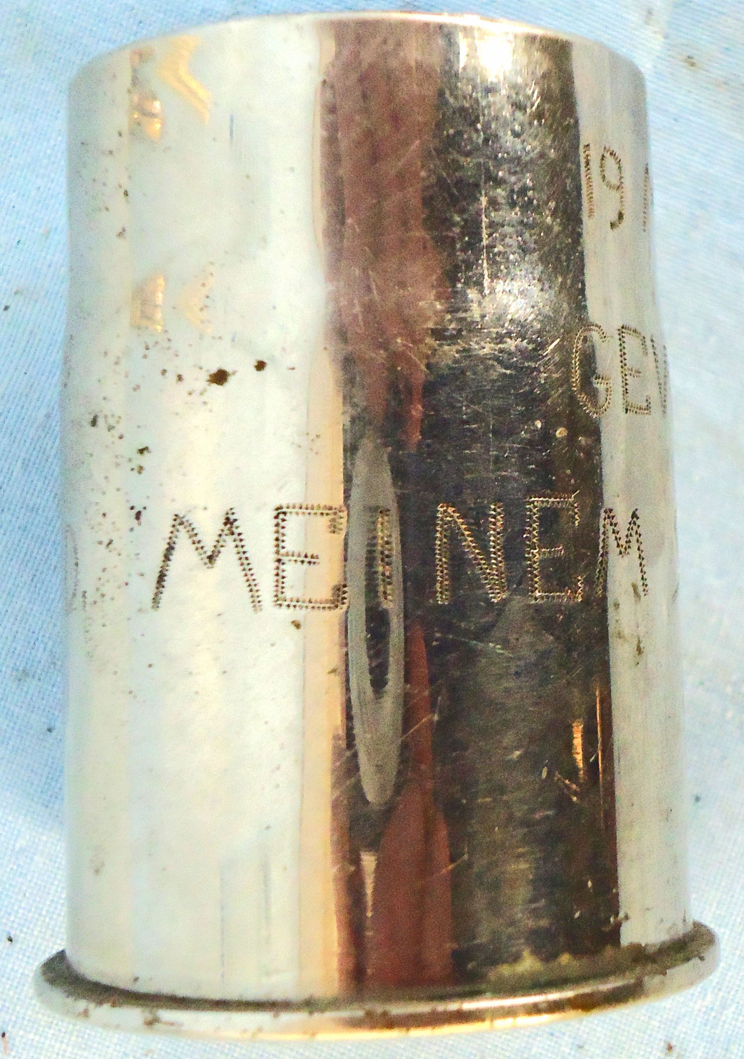 INERT DEACTIVATED. WW1 Austrian, 1916 Dated, George Roth 37MM Trench Gun (3.7 cm Infanteriegeschütz M.15) (37x57R) High Explosive Bouncing Presentation Round. Sn - 21687 INERT DEACTIVATED. WW1 Austrian, 1916 Dated, George Roth 37MM Trench Gun (3.7 cm Infanteriegeschütz M.15) (37x57R) High Explosive Bouncing Presentation Round. Sn - 21687  Other Ammunition - {CATEGORY} in 