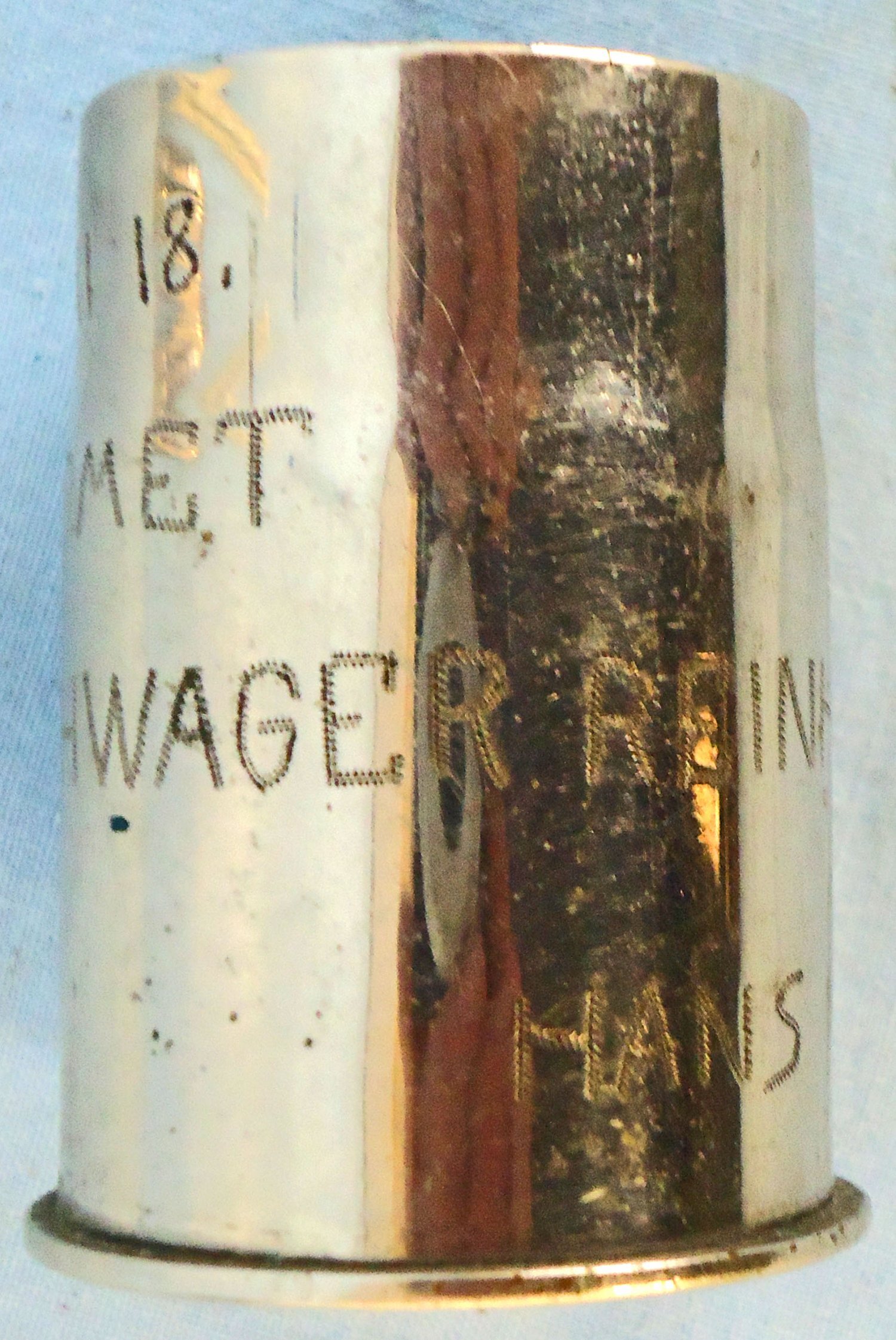 INERT DEACTIVATED. WW1 Austrian, 1916 Dated, George Roth 37MM Trench Gun (3.7 cm Infanteriegeschütz M.15) (37x57R) High Explosive Bouncing Presentation Round. Sn - 21687 INERT DEACTIVATED. WW1 Austrian, 1916 Dated, George Roth 37MM Trench Gun (3.7 cm Infanteriegeschütz M.15) (37x57R) High Explosive Bouncing Presentation Round. Sn - 21687  Other Ammunition 