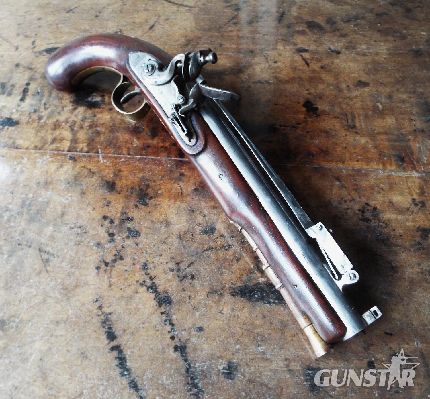 WHEELER Flintlock Bayonet Pistol .64 Cal Muzzleloader Muzzleloader in 