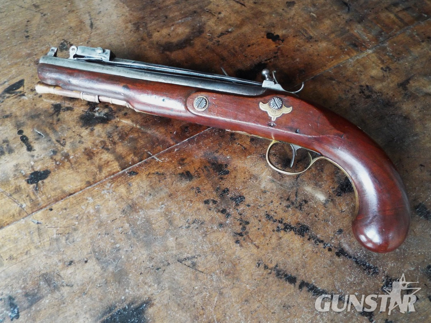 WHEELER Flintlock Bayonet Pistol .64 Cal Muzzleloader Muzzleloader - {CATEGORY} in 