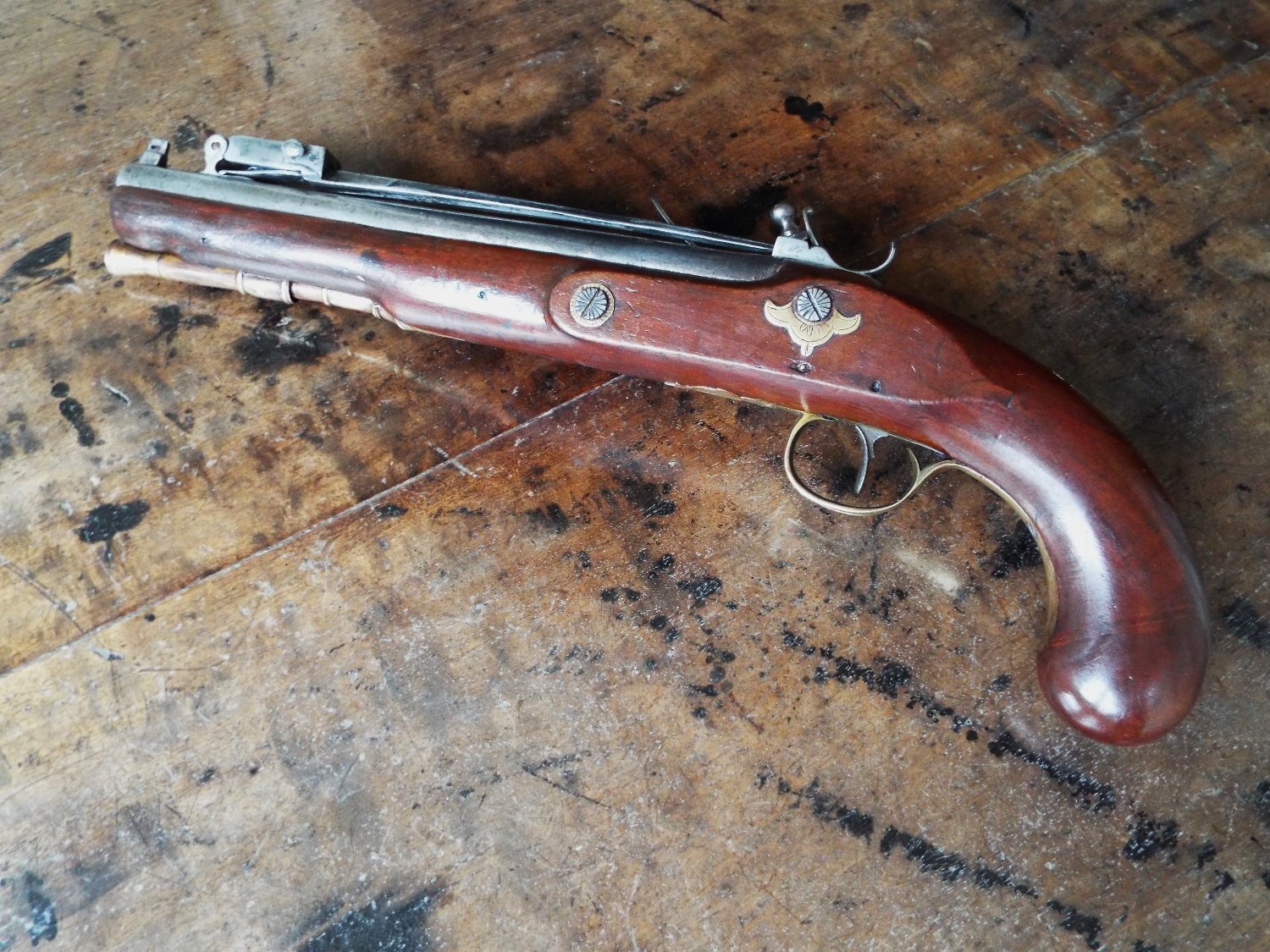 WHEELER Flintlock Bayonet Pistol .64 Cal Muzzleloader Muzzleloader - {CATEGORY} in 