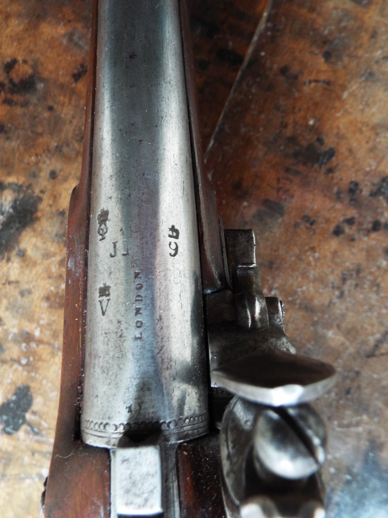 WHEELER Flintlock Bayonet Pistol .64 Cal Muzzleloader Muzzleloader - {CATEGORY}