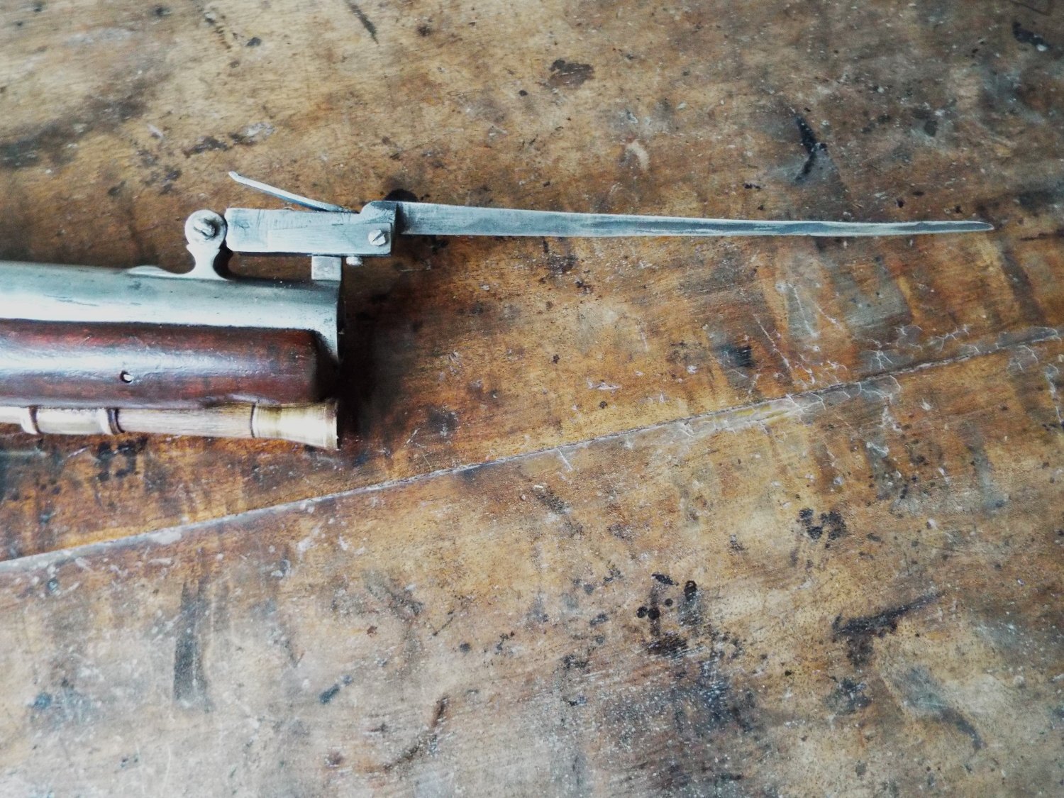{CATEGORY} - WHEELER Flintlock Bayonet Pistol .64 Cal Muzzleloader Muzzleloader in 