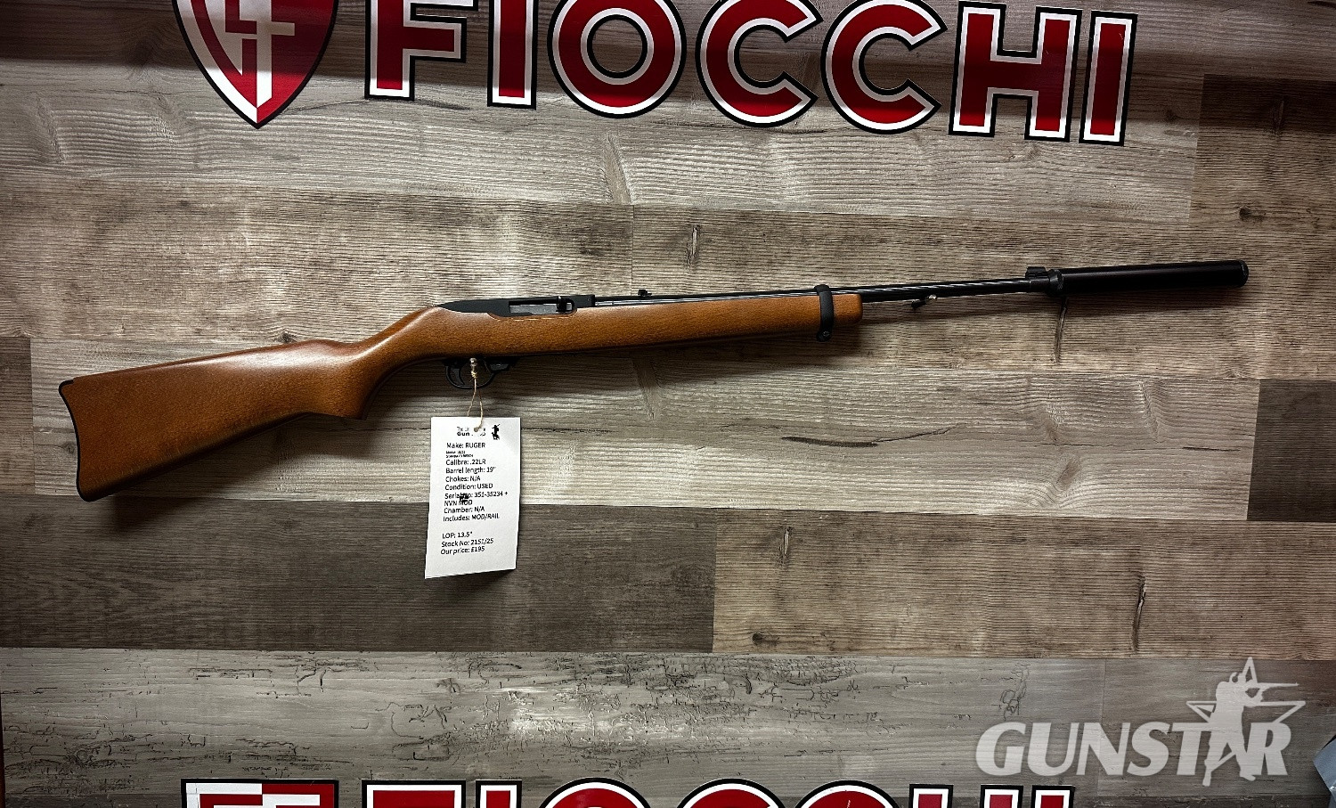 Ruger 10/22 Semi-Auto .22 RF Rifle in 
