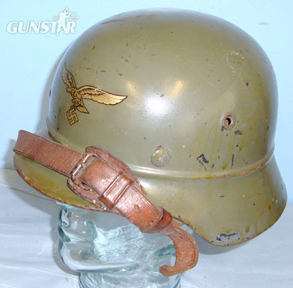 ET64 (Eisenhutten-Thale) Luftshutze (Air Raid/ Civil Defence) Single Front Decal Helmet By ‘ET64’ (Eisenh Clothing in 