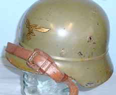 ET64 (Eisenhutten-Thale) Luftshutze (Air Raid/ Civil Defence) Single Front Decal Helmet By ‘ET64’ (Eisenh Clothing