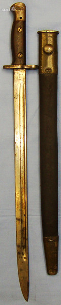 British ‘1907’ Sword Bayonet and Scabbard. BAYO 735. Bayonet in 