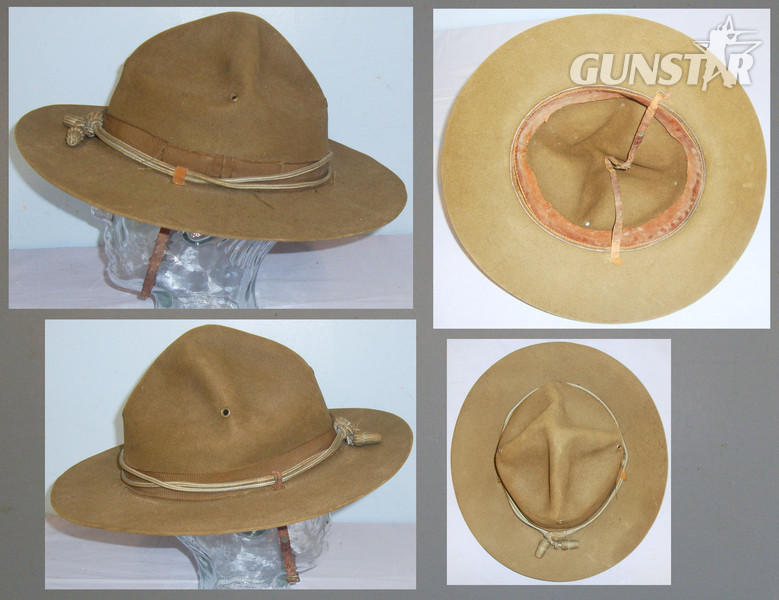 American Drill Instructors Hat/Campaign Hat. Sn 20423. American Drill Instructors Hat/Campaign Hat. Sn 20423. Clothing
