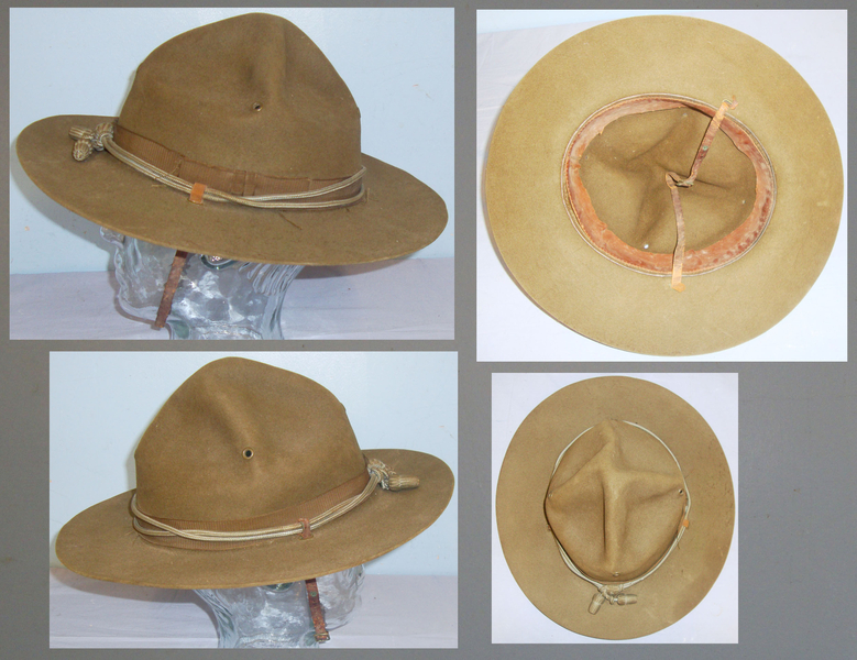 American Drill Instructors Hat/Campaign Hat. Sn 20423. American Drill Instructors Hat/Campaign Hat. Sn 20423. Clothing