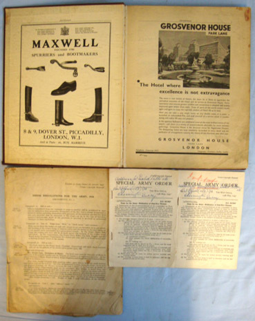 A Collection Of Four Books On British Army Uniforms, Dress Regulations, Coloured A Collection Of Four Books On British Army Uniforms, Dress Regulations, Coloured Other Accessory