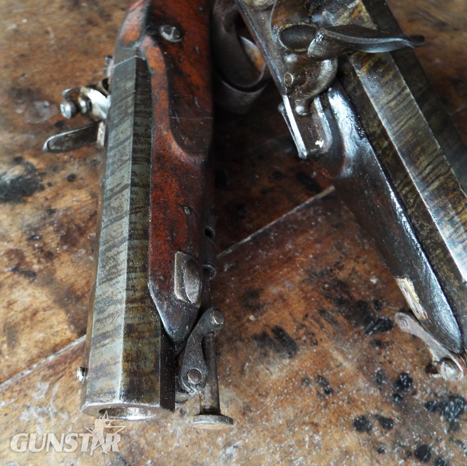 Wilson of London Flintlock overcoat pistols .47 Cal Muzzleloader Muzzleloader 