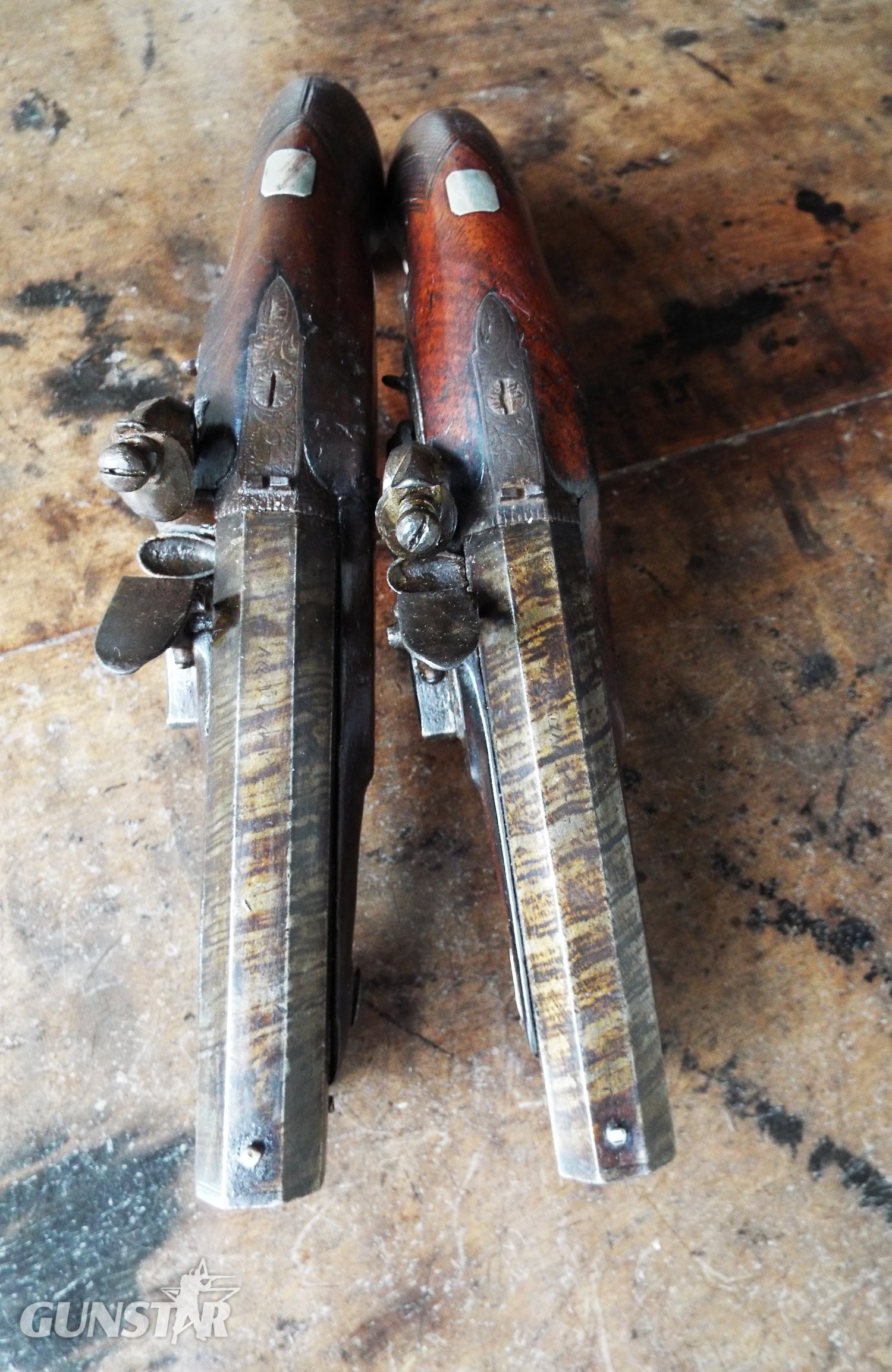 {CATEGORY} - Wilson of London Flintlock overcoat pistols .47 Cal Muzzleloader Muzzleloader in 