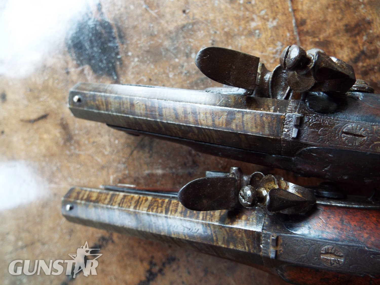 {CATEGORY} - Wilson of London Flintlock overcoat pistols .47 Cal Muzzleloader Muzzleloader