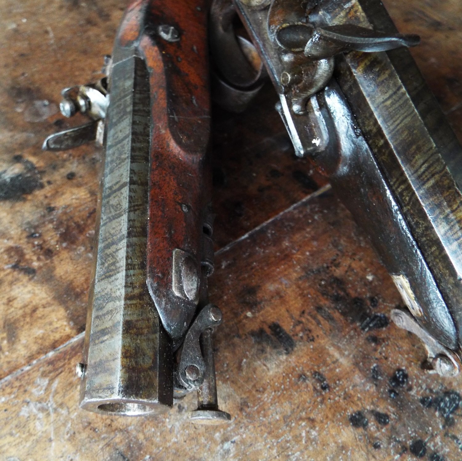 Wilson of London Flintlock overcoat pistols .47 Cal Muzzleloader Muzzleloader 