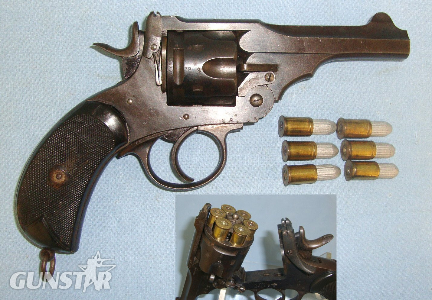 Webley & Scott 6 Inert Deactivated Sectioned Dummy Rounds Which Can Be Loaded Into The Cylinder. Sn 22534:19 None Revolver in 