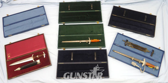 Handmade Display Cases for German Daggers With or Without Straps Knive in 