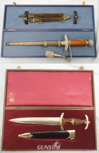  Handmade Display Cases for German Daggers With or Without Straps Knive
