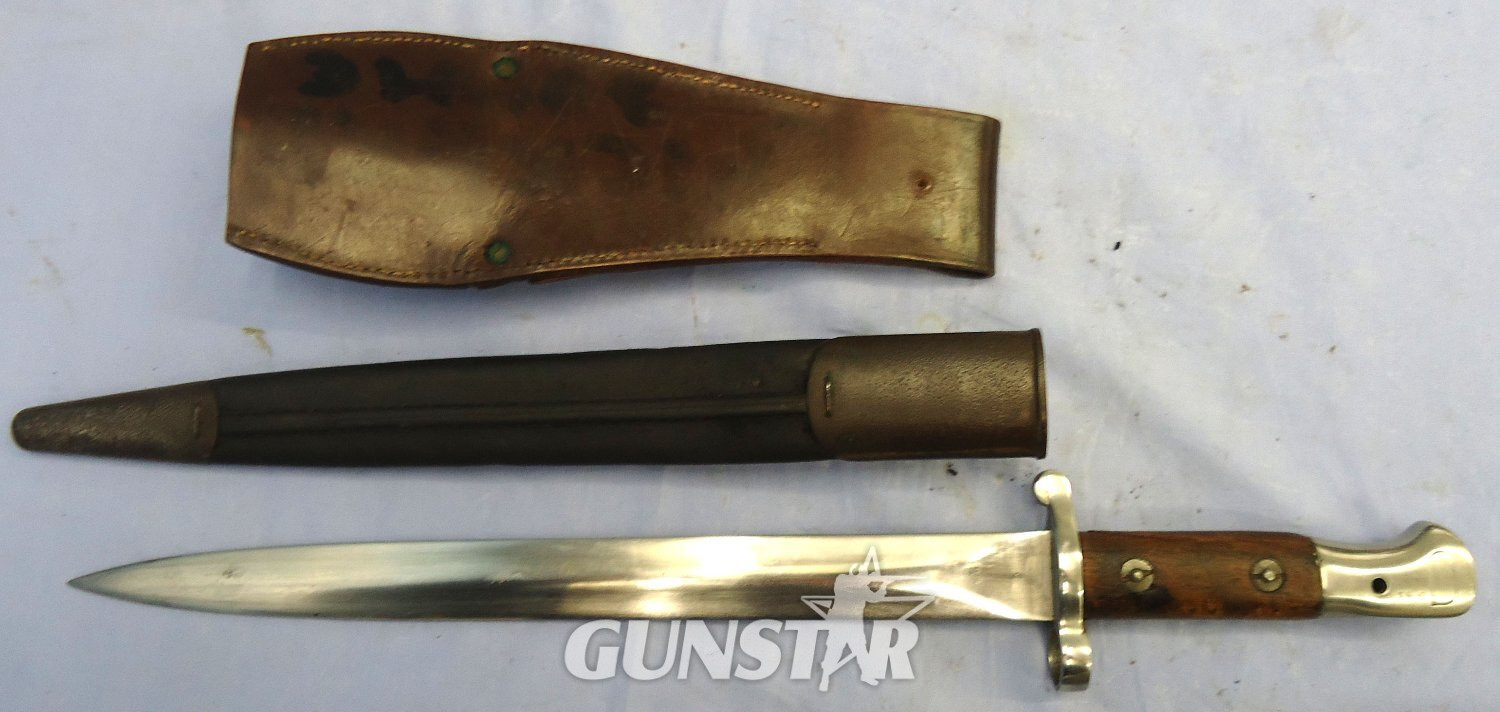Scarce* British, 1903 Pattern SMLE Rifle Bayonet Converted From Pattern 1888 Sword Bayonet, Scabbard & Frog. Sn 23478:106 Bayonet - {CATEGORY}