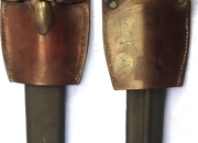 Scarce* British, 1903 Pattern SMLE Rifle Bayonet Converted From Pattern 1888 Sword Bayonet, Scabbard & Frog. Sn 23478:106 Bayonet