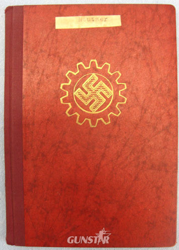 DAF (Deutsche Arbeitsfront) German Workers Syndicate Members ID Book.  DAF (Deutsche Arbeitsfront) German Workers Syndicate Members ID Book.  Other Accessory in 