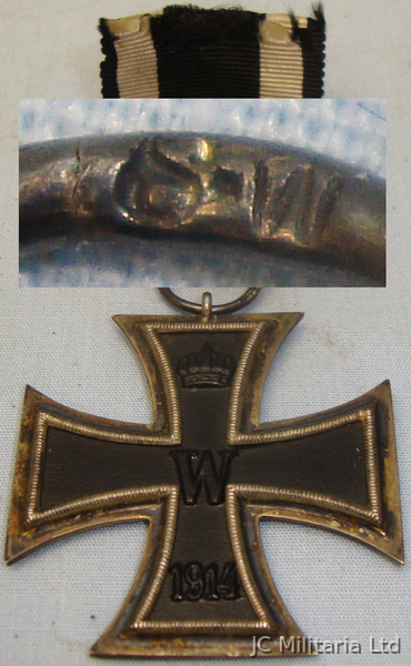 **Scarce** WWI Iron Cross and Ribbon 2nd Class. BA 384. **Scarce** WWI Iron Cross and Ribbon 2nd Class. BA 384. Antique & Militaria