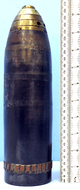 INERT DEACTIVATED. Boer War Era, Fired, 1901 Dated, Supplied To The British By Germany, Erhardt 15 Pounder, 76.2 x 169R Quick Firing shrapnel shell. - O 1641 INERT DEACTIVATED. This is a rare original 1901 Dated shrapnel shell fired by a Erhardt 15Pr Quick Firing gun. The gun was introduced to the British Army in June 1901, being bought from Germany during the Boer War to replace the inferior British 15 pounde  Other