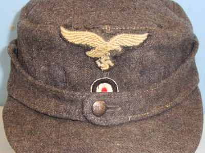 WWII ‘M43-Luftwaffe’ Field Cap. 19432 WWII ‘M43-Luftwaffe’ Field Cap. 19432 Clothing