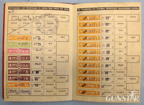  DAF (Deutsche Arbeitsfront) German Workers Syndicate Members ID Book. DAF (Deutsche Arbeitsfront) German Workers Syndicate Members ID Book. Other Accessory