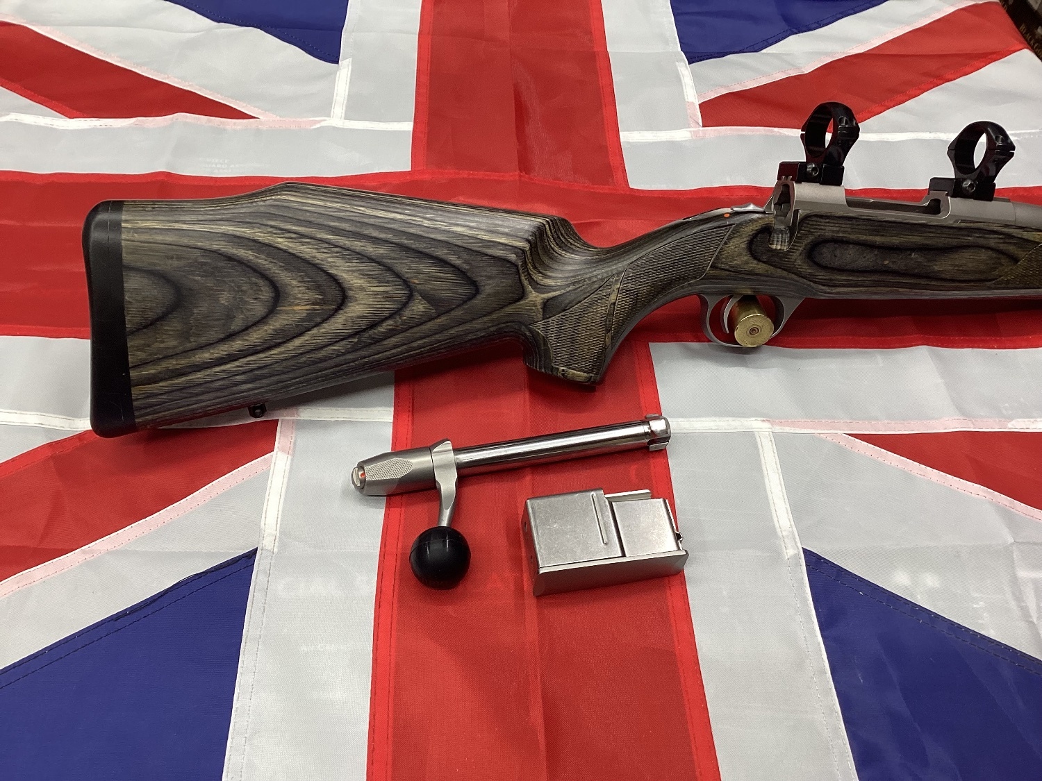  Sako SAKO 75 STAINLESS LAMINATED.  Bolt Action .243 Rifle